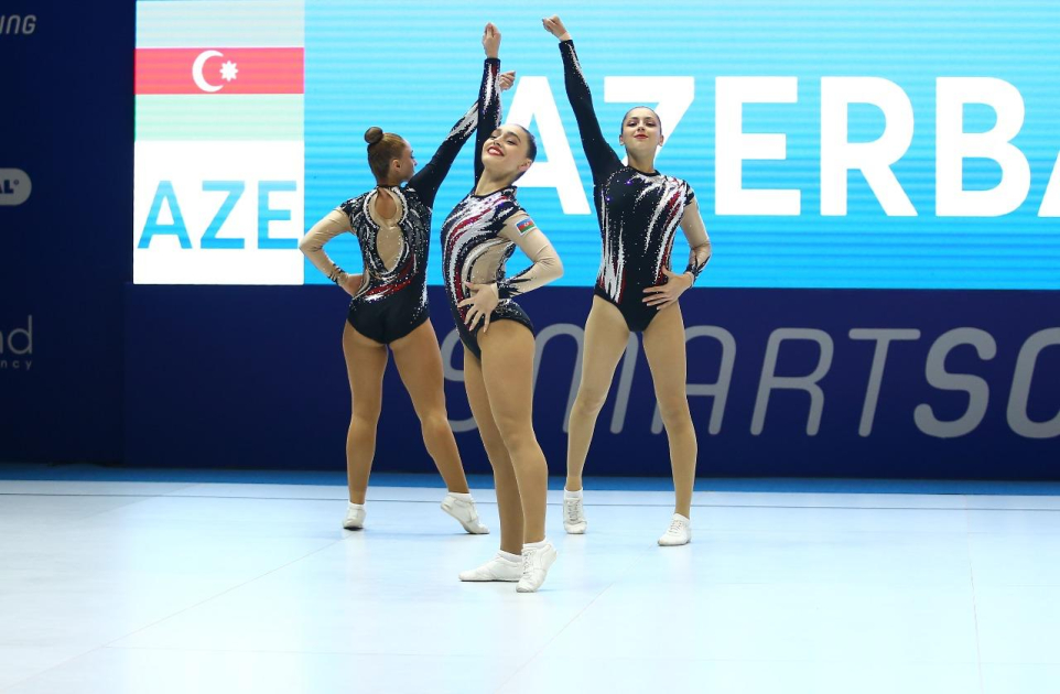 Aerobika gimnastikası üzrə qitə birinciliyi davam edir