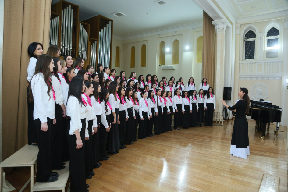 Bakı Musiqi Akademiyasında “Üzeyir irsi - xor musiqisində” adlı konsert keçirilib