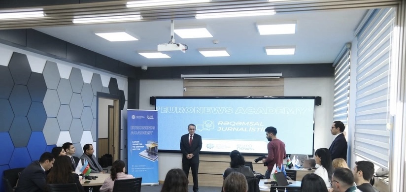 "Euronews Academy" layihəsi çərçivəsində "Rəqəmsal Jurnalistika" mövzusunda təlim proqramına başlanıb