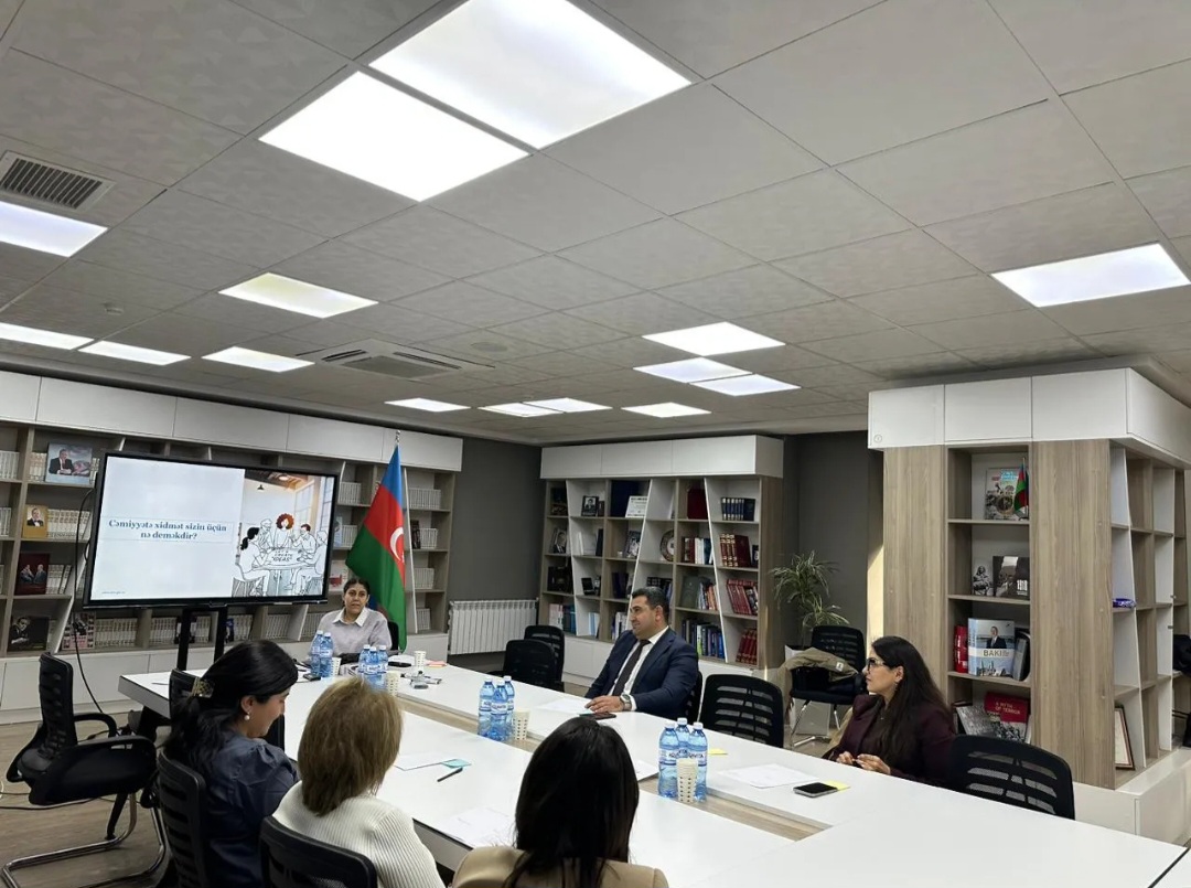 “Cəmiyyətə xidmət psixologiyası: Dövlət qulluqçusunun daxili motivasiyası” mövzusunda təlim təşkil olunub