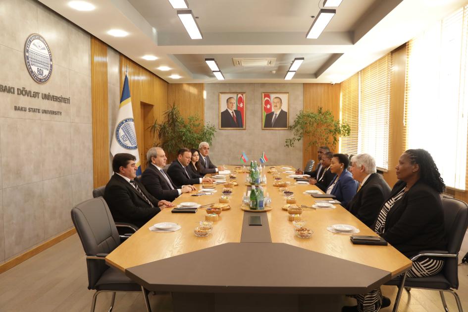 Azərbaycan ilə Cənubi Afrika Respublikası arasında elm və təhsil sahəsində əməkdaşlığın perspektivləri müzakirə olunub