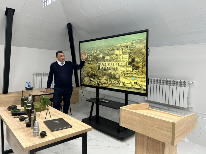 BDU tələbələri işğaldan azad olunmuş bölgələrdə minatəmizləmə işləri ilə bağlı məlumatlandırılıb