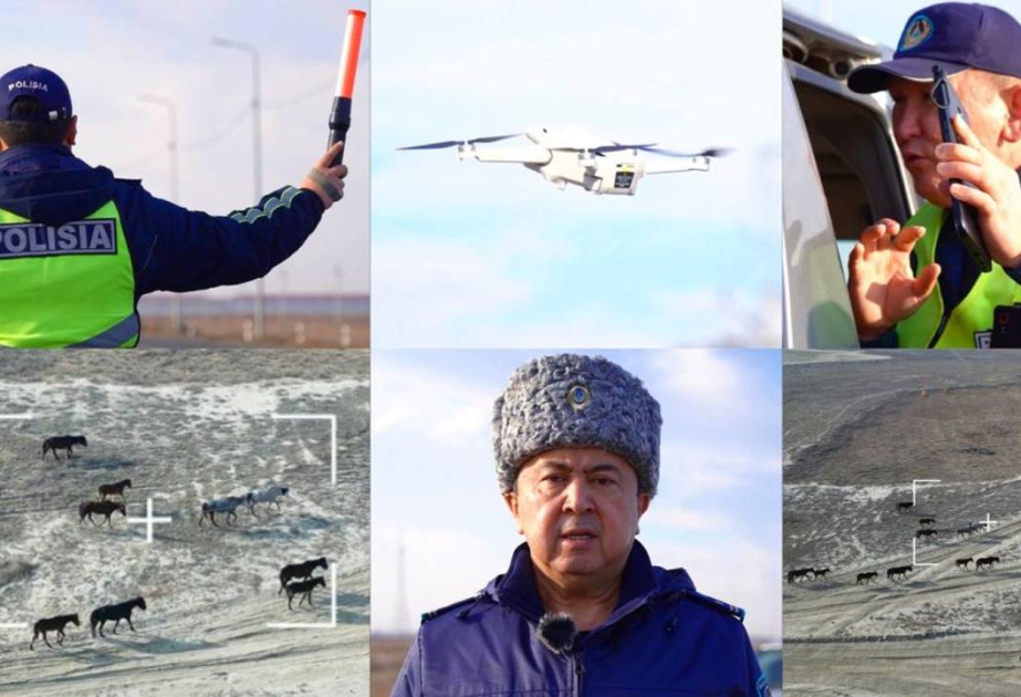 Qazaxıstanda qəzaların qarşısını almaq üçün dronlardan istifadə olunur