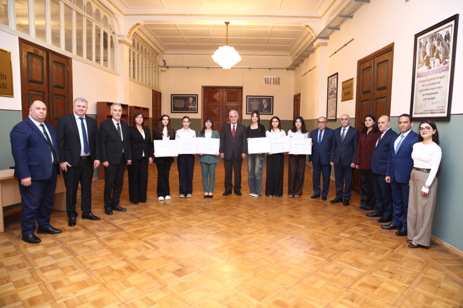 ADPU və filiallarına ən yüksək balla qəbul olan 7 tələbəyə THİK-in xüsusi təqaüdü verilib