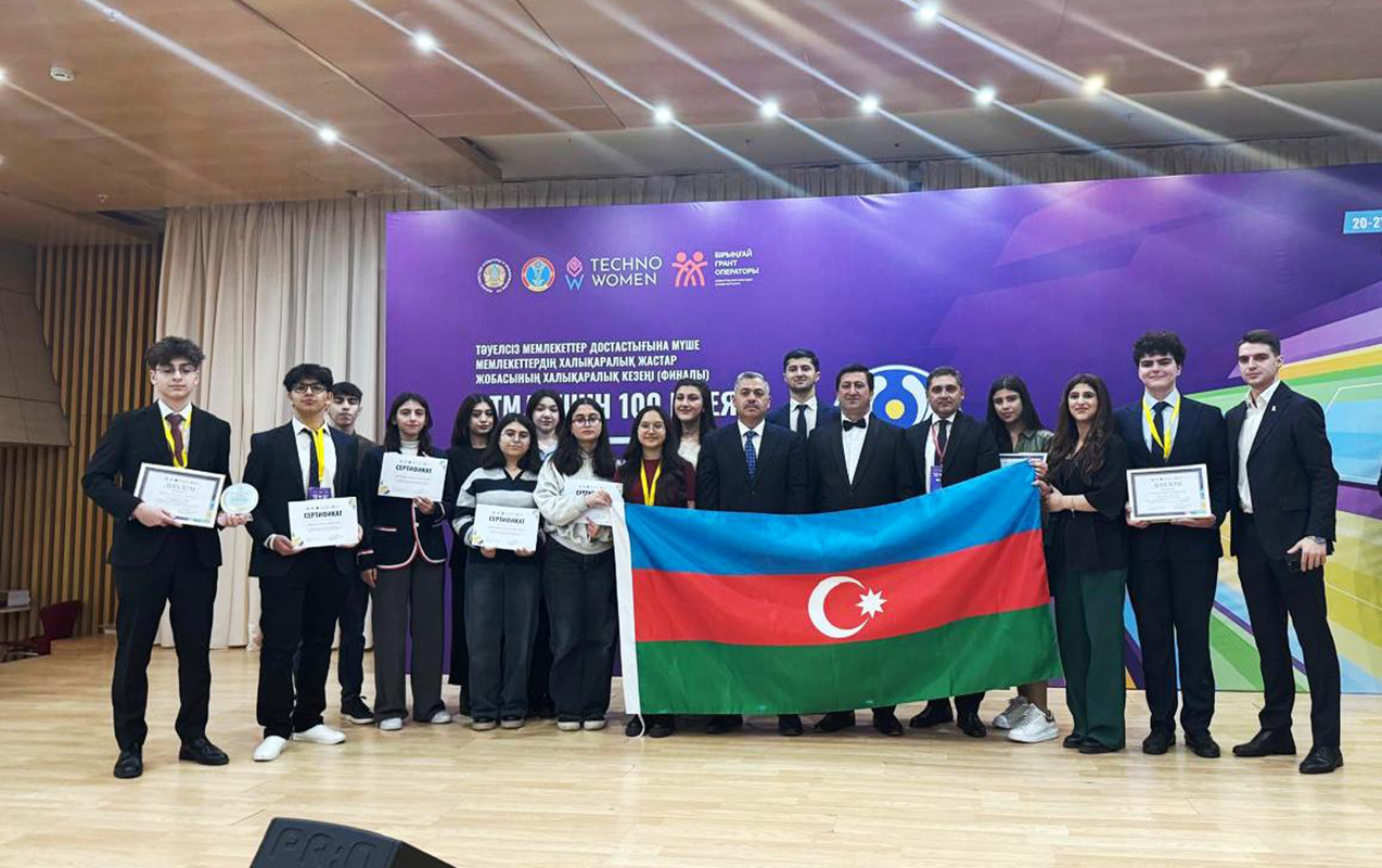 Məktəblilərimiz beynəlxalq müsabiqədə yüksək nəticə əldə ediblər 