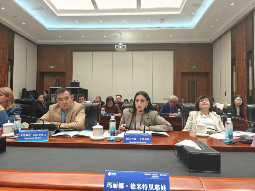 Ədəbiyyat İnstitutunun əməkdaşı Çində beynəlxalq konfransda məruzə edib - FOTO