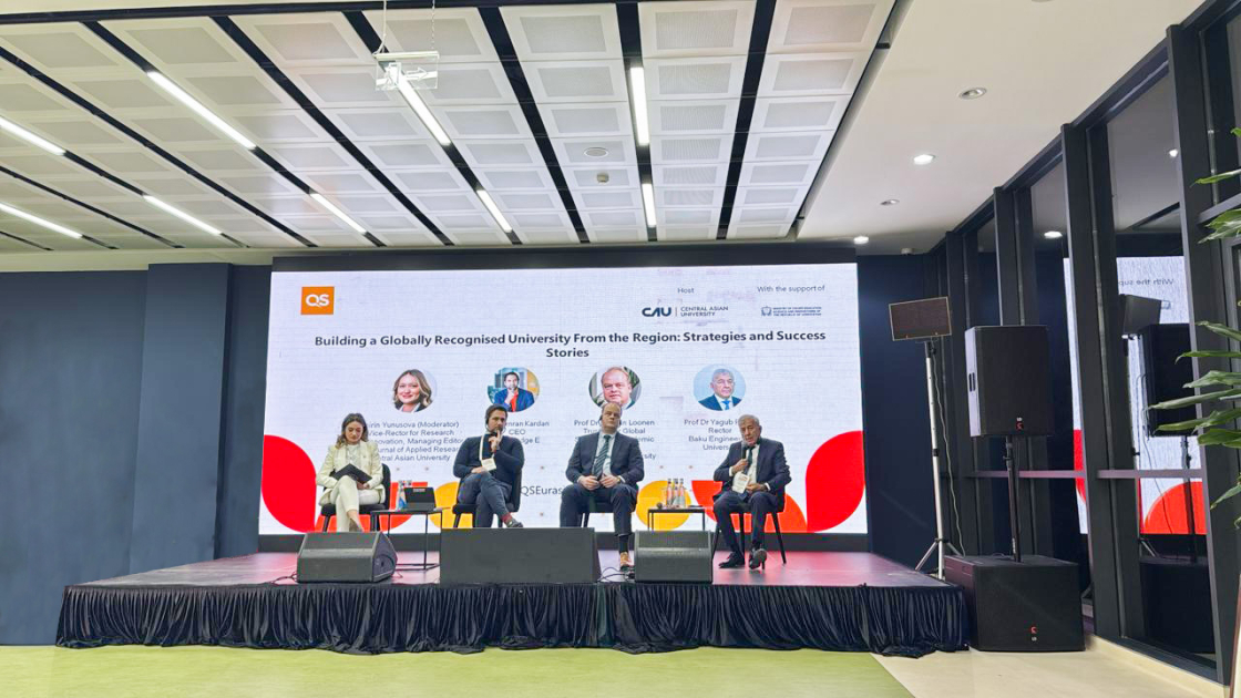 Rektor QS forumunda BMU-nun innovasiya və beynəlxalq tərəfdaşlıq modelini təqdim edib - FOTO