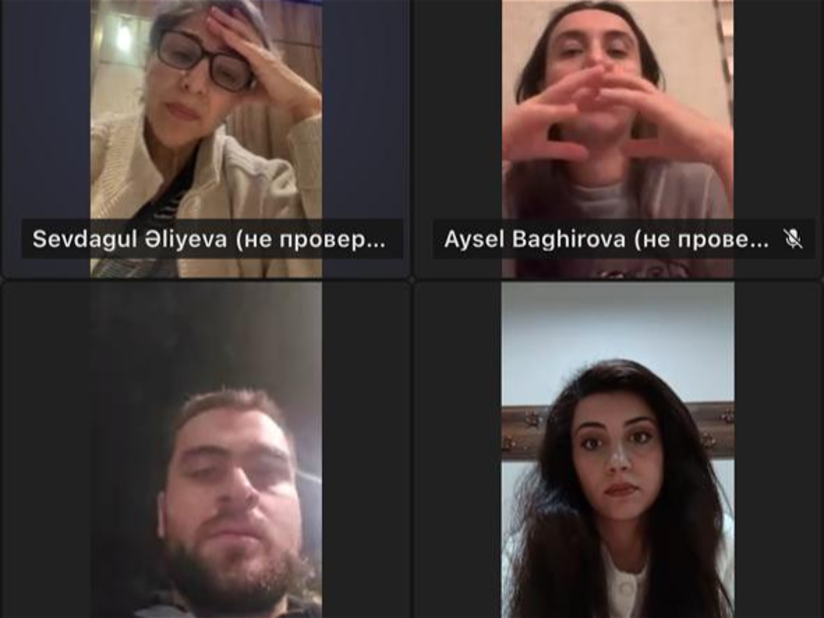 BMR məzunları ilə onlayn görüş keçirilib