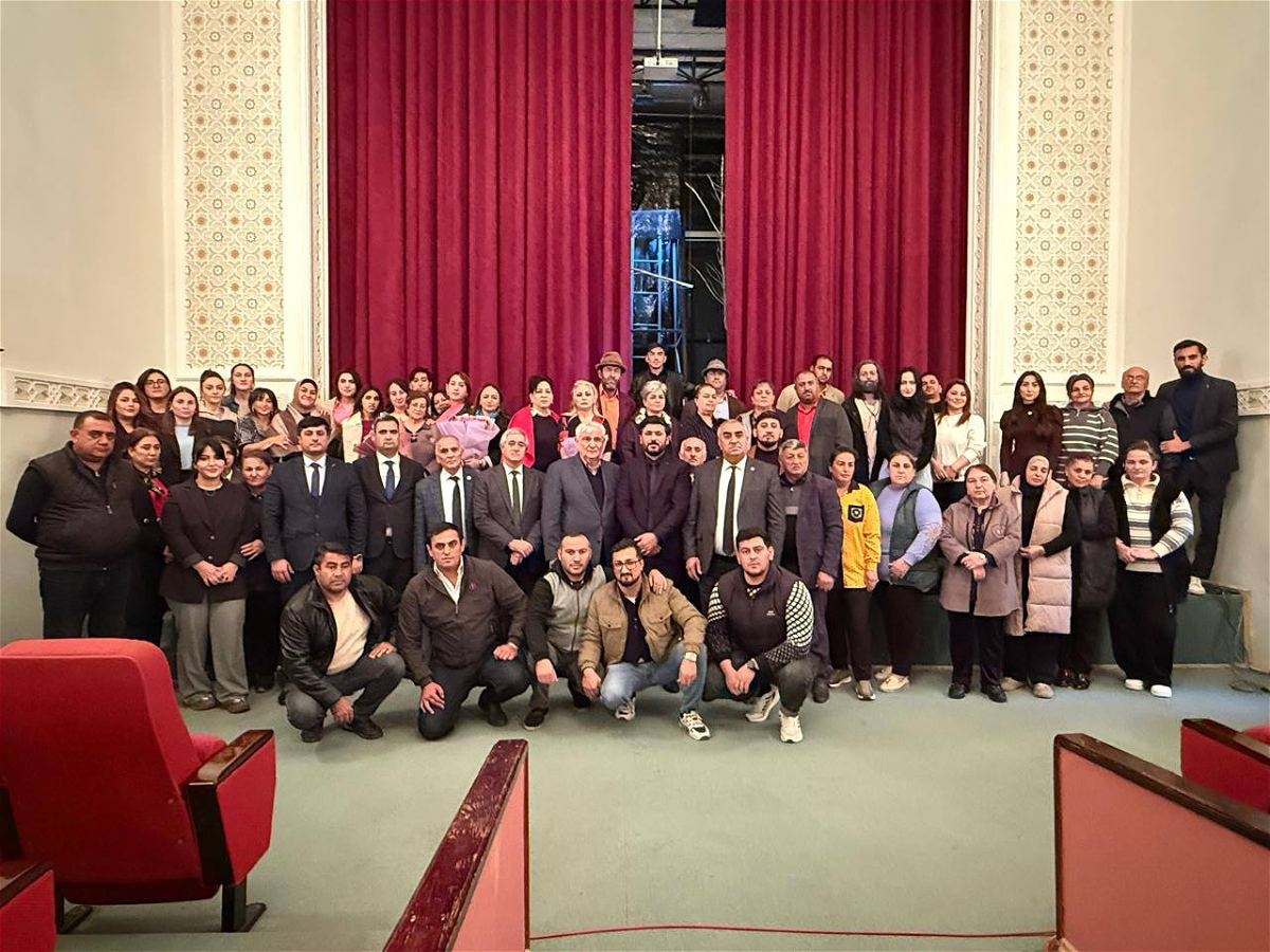 Füzuli Dövlət Dram Teatrında "Ruh" tamaşasının premyerası keçirilib