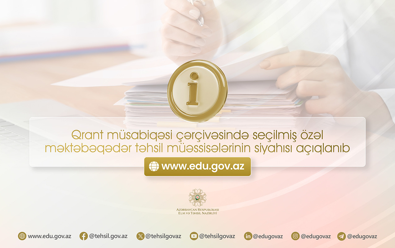 Qalib olan özəl məktəbəqədər təhsil müəssisələrinin-Siyahısı