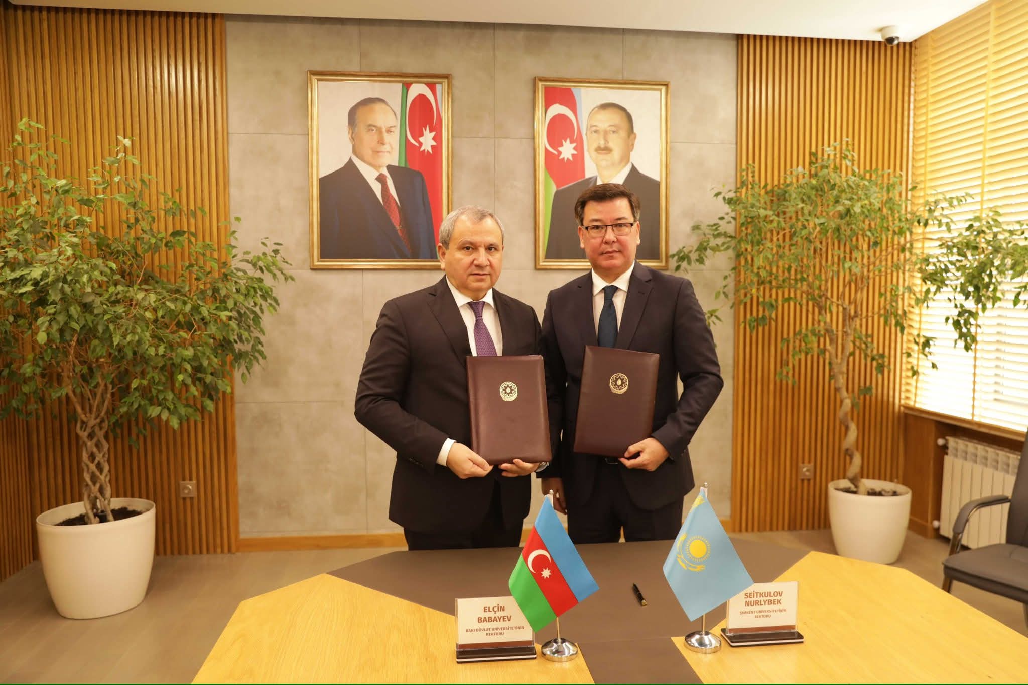 BDU və Qazaxıstanın Şımkent Universiteti arasında anlaşma memorandumu imzalanıb