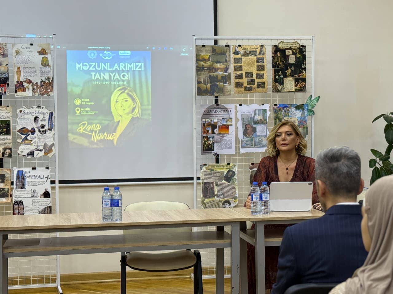 AzMİU-da tanınmış memar Rəna Novruzlu ilə “Əsrə bərabər 50 il” adlı görüş keçirilib