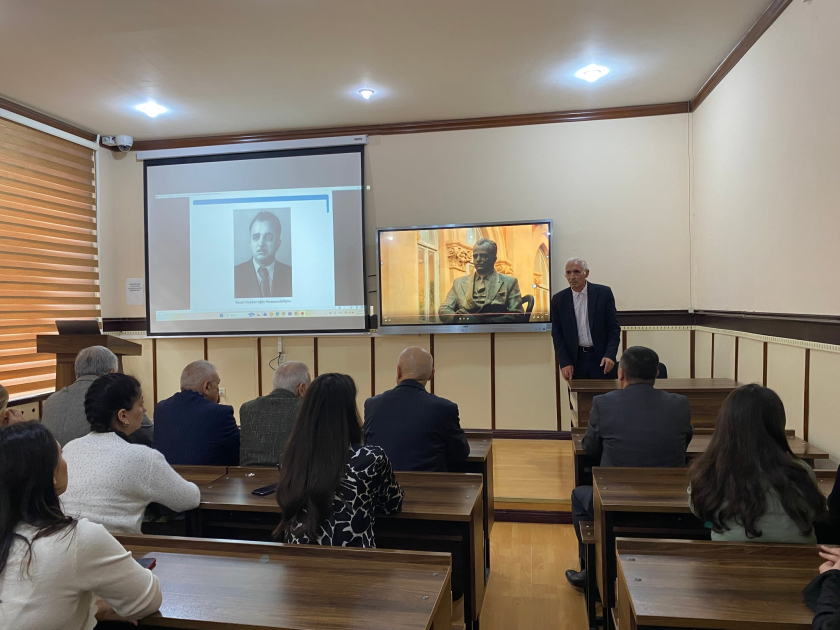 BDU-da Yusif Məmmədəliyevin 120 illik yubileyinə həsr olunmuş seminarlar davam edir