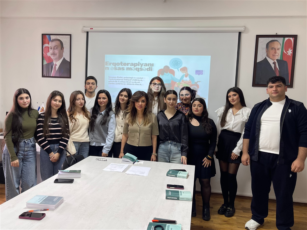 “Erqoterapiyanın mahiyyəti və tətbiq sahələri” mövzusunda maarifləndirici tədbir keçirilib