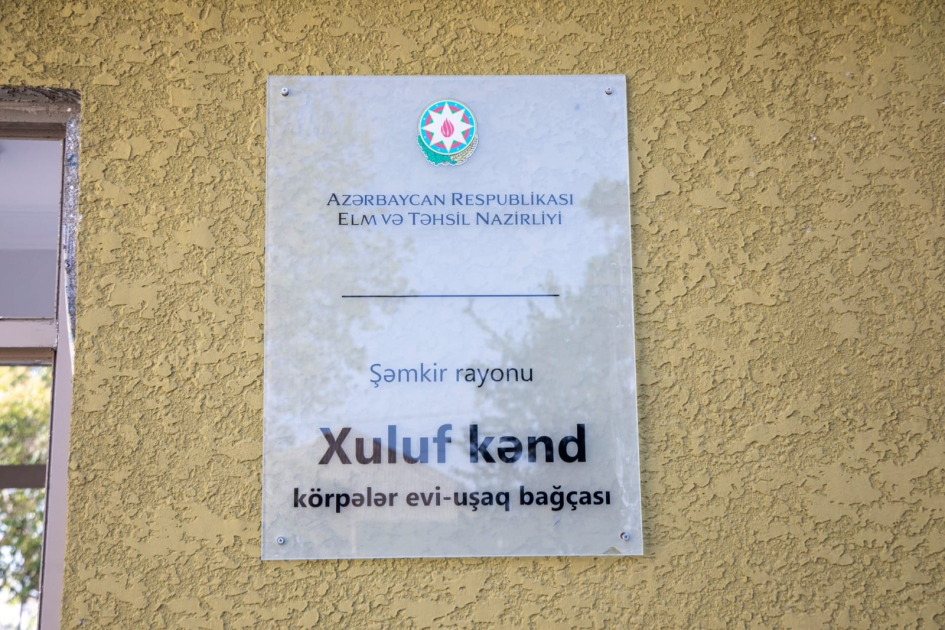 Şəmkirdə 5 uşaq bağçası əsaslı təmir edilir