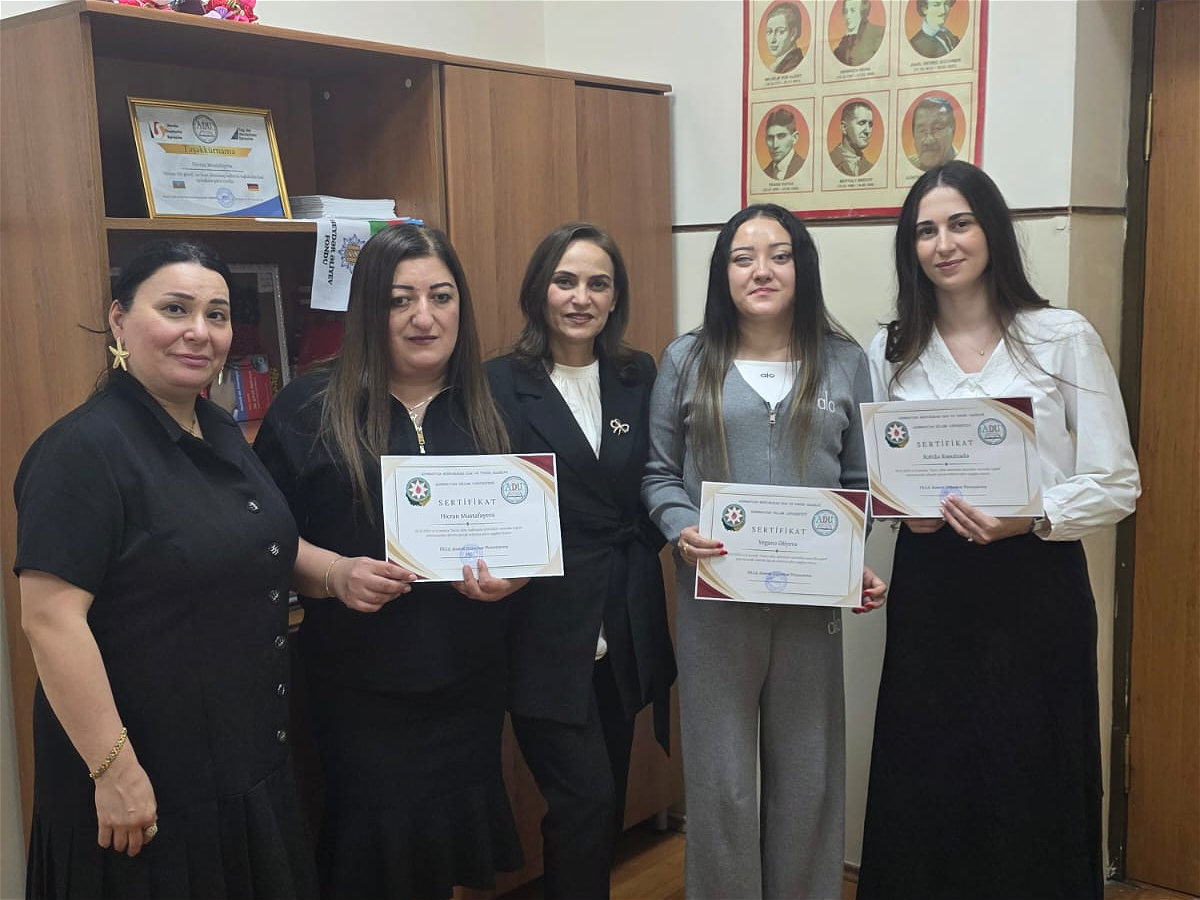 ADU əməkdaşının təşəbbüsü ilə Xüsusi İnternat məktəbində təlim keçirilib