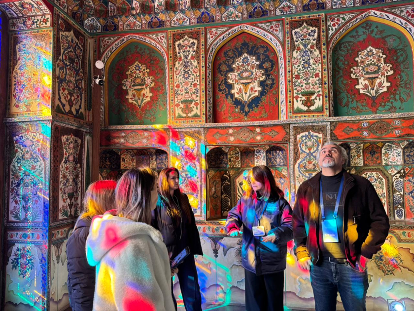 Media nümayəndələri Şəki “Yuxarı Baş” Milli Tarix-Memarlıq Qoruğunda olub