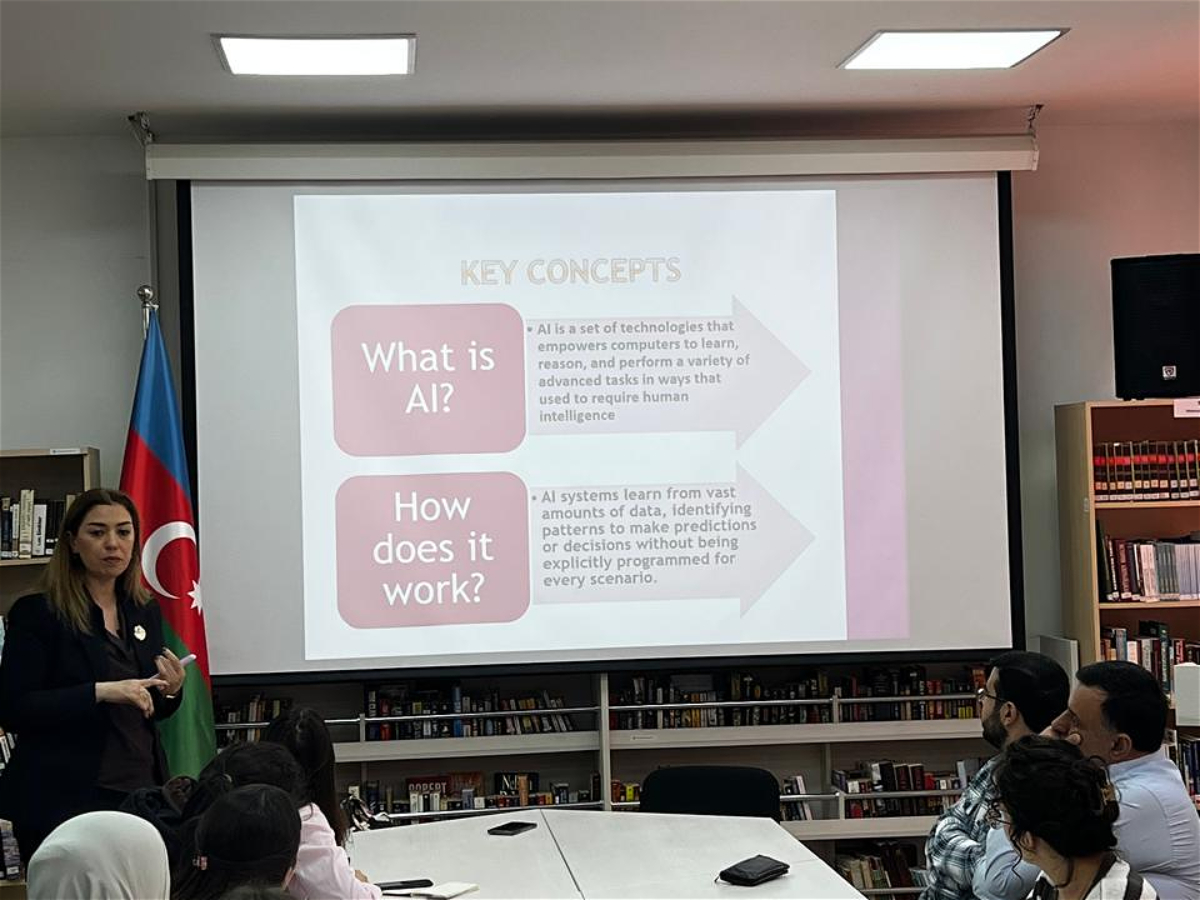 ADU-da süni intellekt və qiymətləndirmə sistemlərinə dair seminar keçirilib