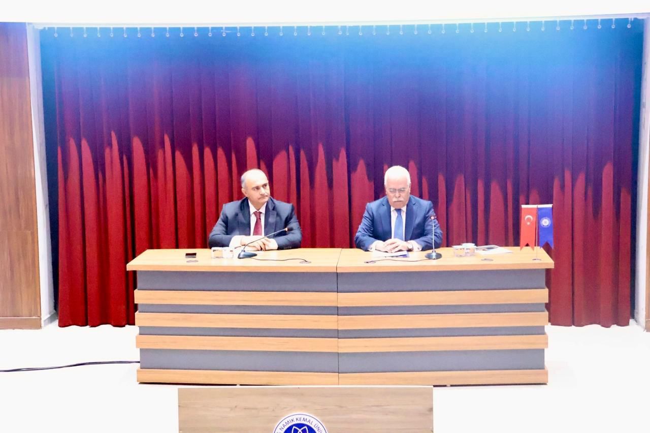 BSU-nun rektoru Tekirdağ Namık Kemal Universitetində çıxış edib