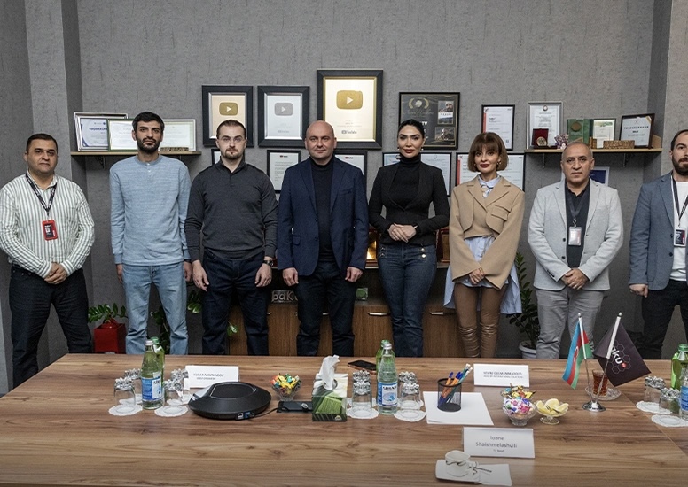 Gürcüstanın POS TV telekanalının rəhbərliyi Baku TV-nin iş prosesi ilə tanış olub