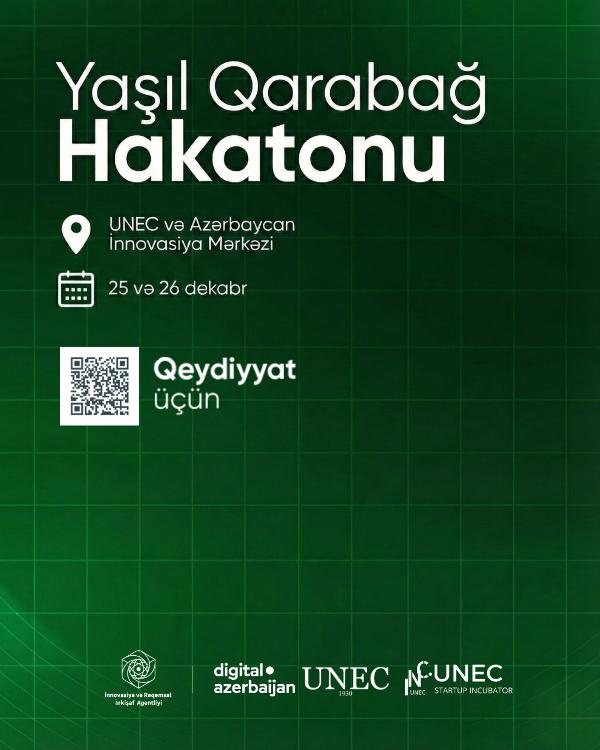 UNEC-də “Yaşıl Qarabağ” hakatonu keçiriləcək