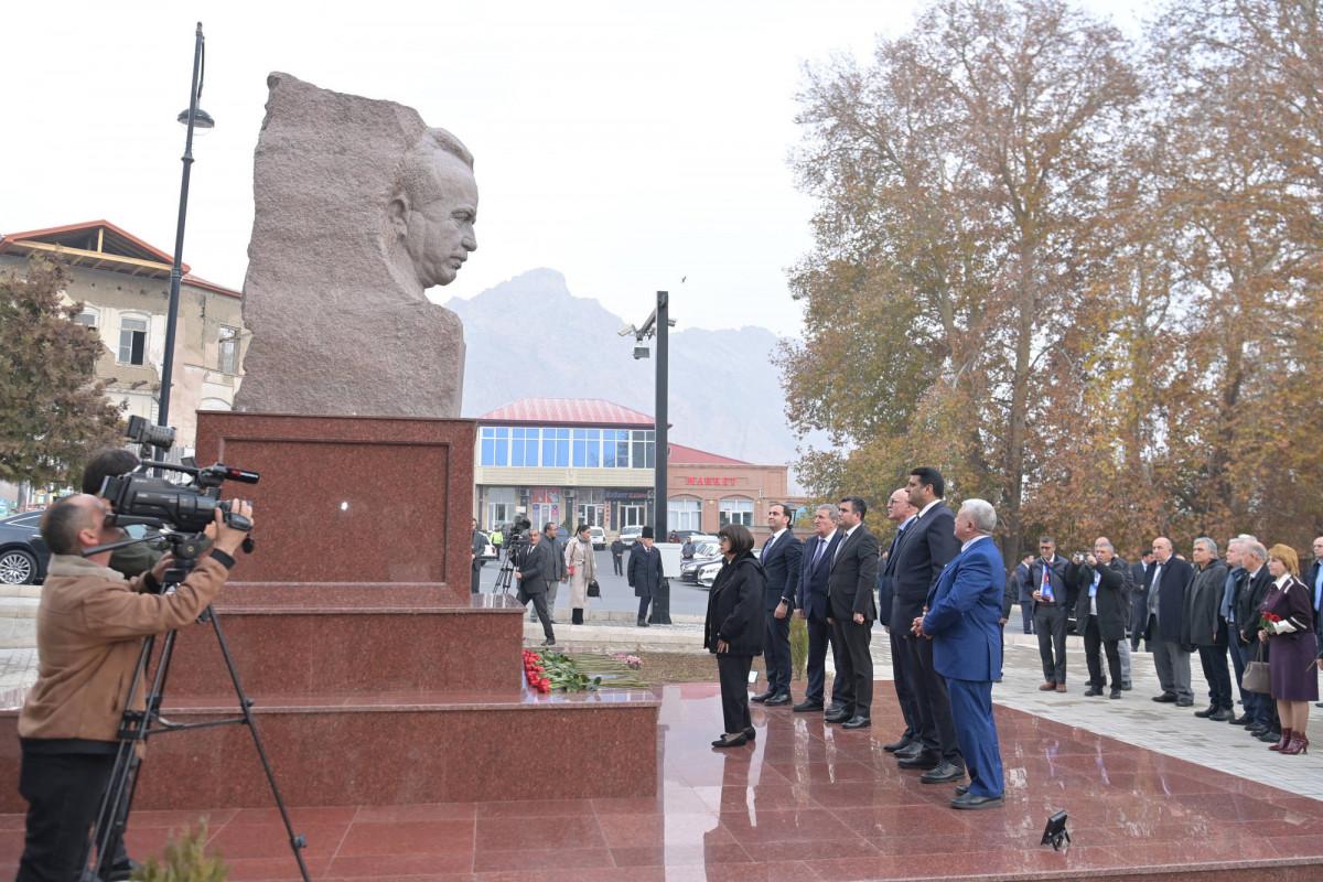 Akademik Yusif Məmmədəliyevin Ordubaddakı abidəsinin bərpadan sonra açılışı olub