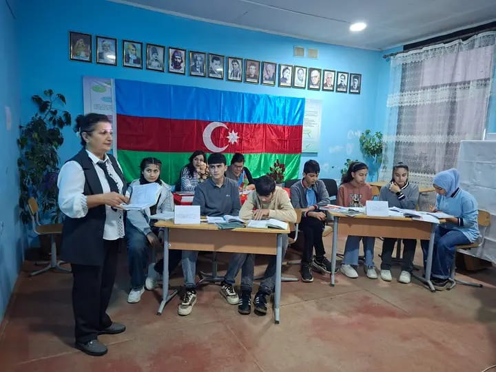 Astara şəhərində "Təbrizim" əsəri ilə bağlı açıq dərs keçirildi