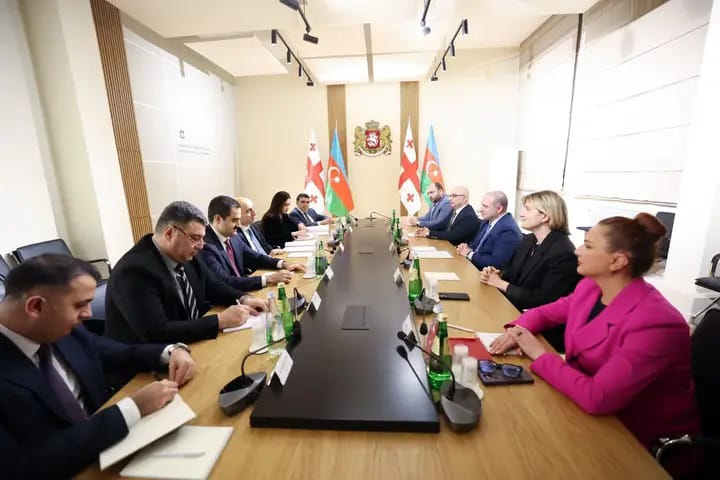 Emin Əmrullayevin rəhbərlik etdiyi nümayəndə heyəti Gürcüstana səfər edib