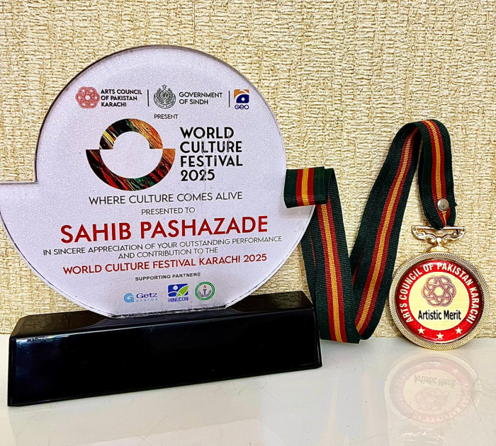 Əməkdar artist Sahib Paşazadə Pakistanda fəxri medalla təltif edilib