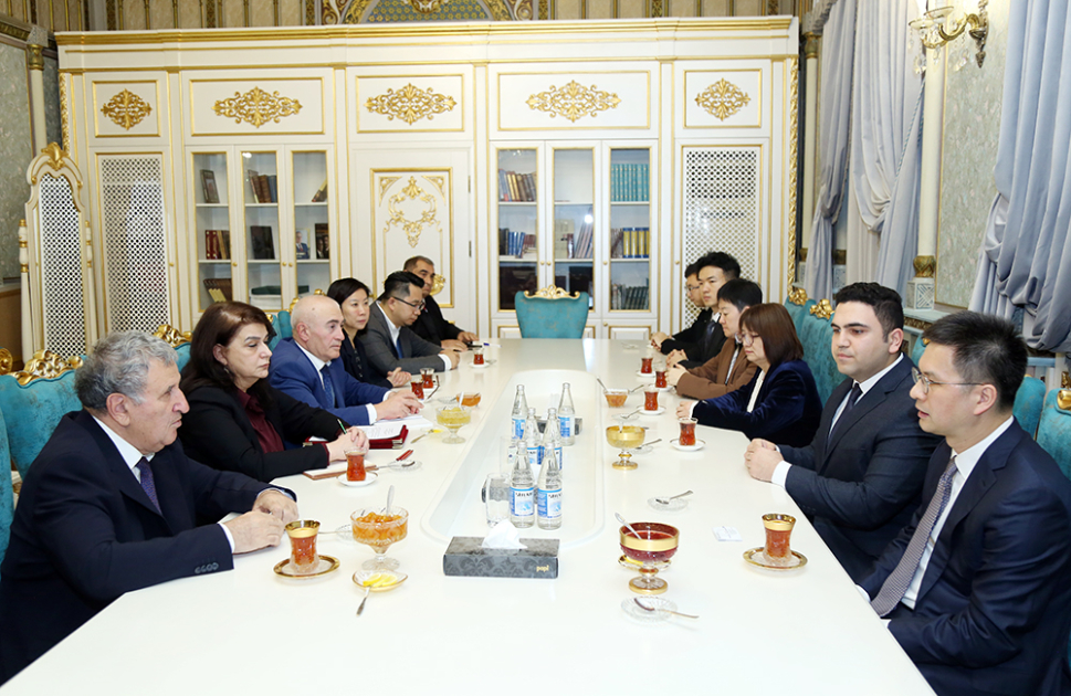 AMEA rəhbəri Çin Elm və Texnologiya direktoru ilə görüşüb