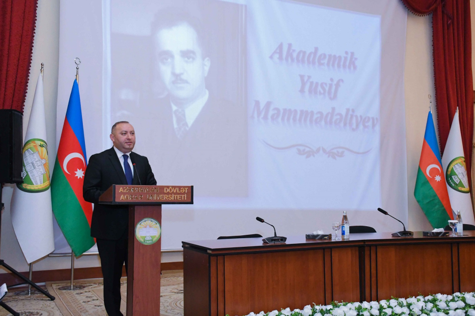 ADAU-da akademik Yusif Məmmədəliyevin 120 illik yubileyi qeyd olunub