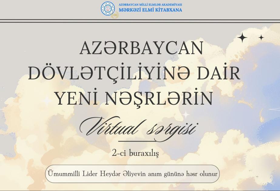 MEK dövlətçiliyə dair nəşrlərin virtual sərgisini davam etdirir