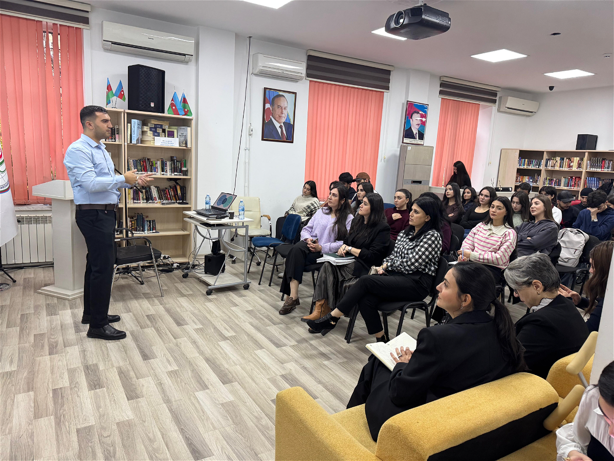 “İdeyadan Startapa — Sənin innovasiya yol xəritən!” – Əmək bazarına fərdi giriş adlı təlim keçirilib