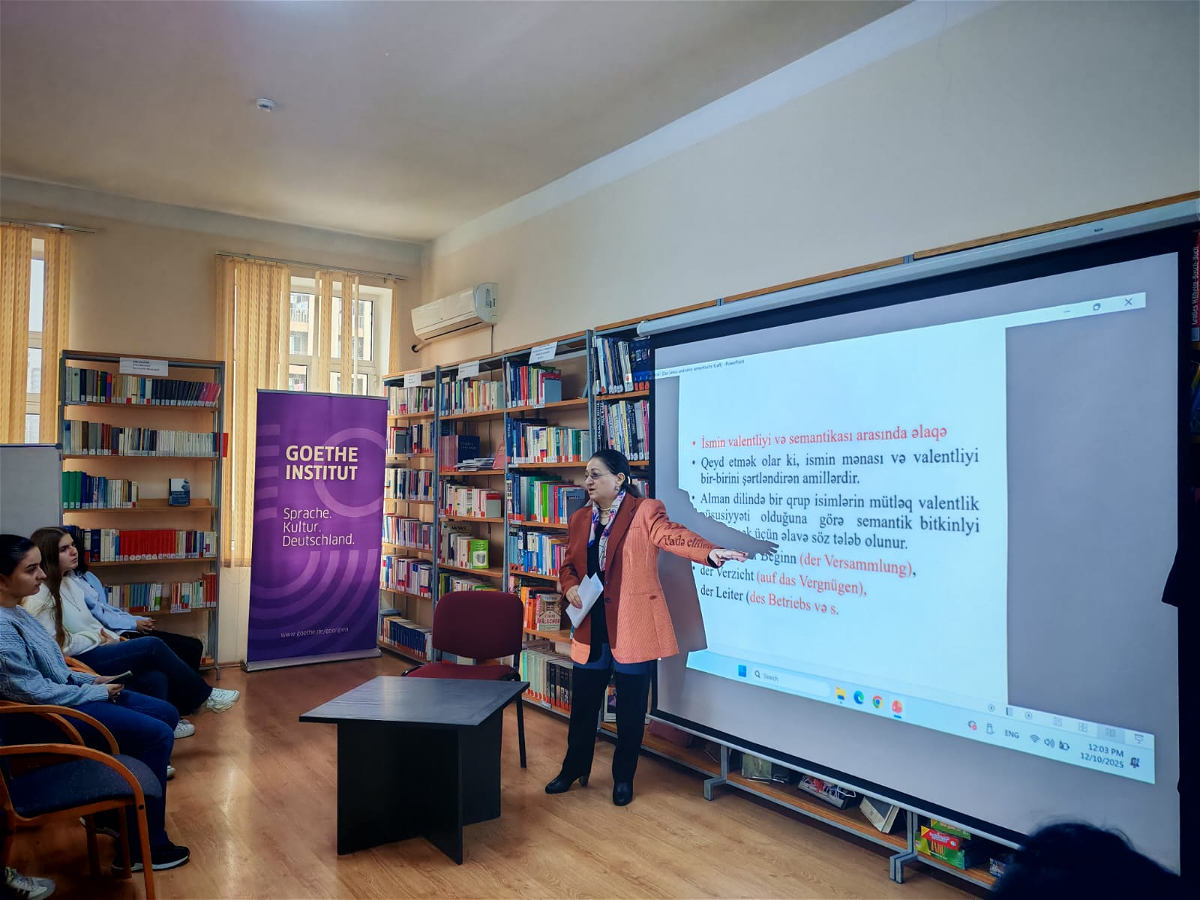 “Alman dilində qrammatik cinsin semantik gücü” mövzusunda elmi-seminar keçirilib