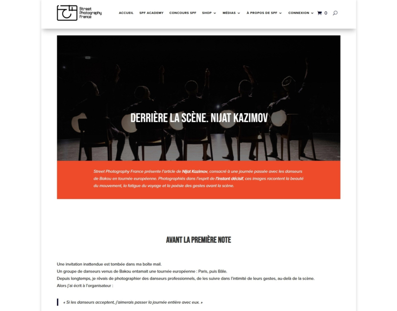 Fransa mətbuatında azərbaycanlı fotoqrafın reportajı yayımlanıb