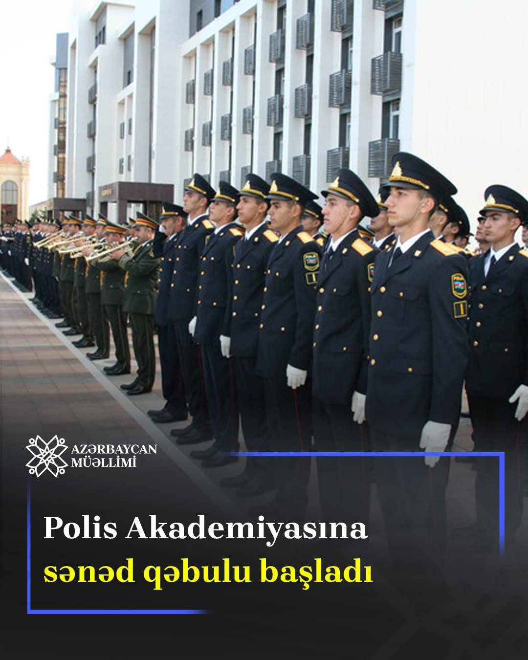 DİN Polis Akademiyasına qəbul müsabiqəsi elan edildi