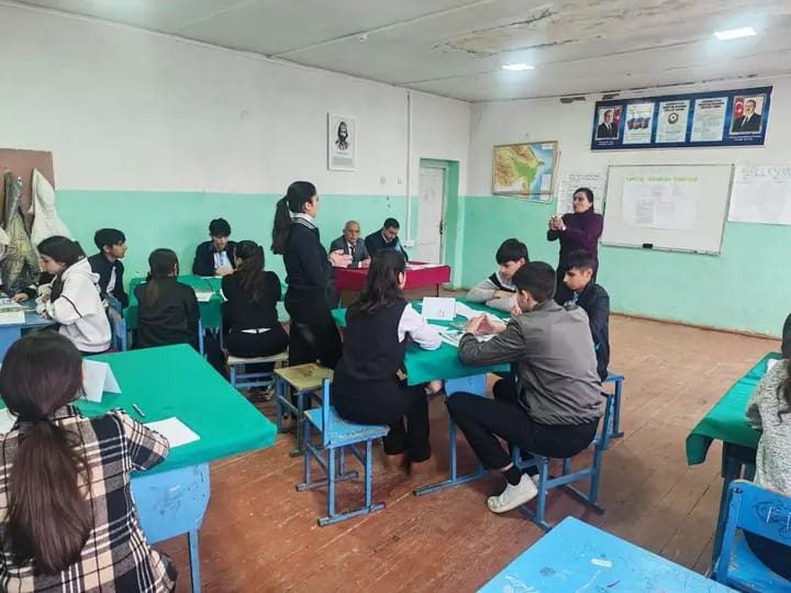 Xındırıstanda “Təmiz su sağlamlığın təməlidir” mövzusunda açıq dərs keçirilib