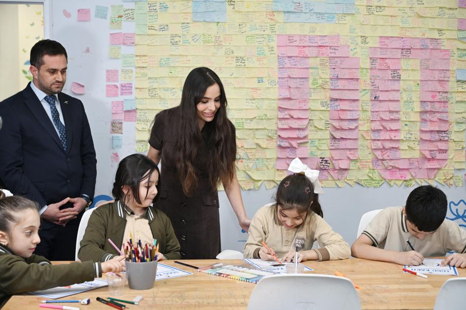 Leyla Əliyeva “ASAN Məktub” sosial proqramının 10 illiyinə həsr olunan tədbirdə iştirak edib