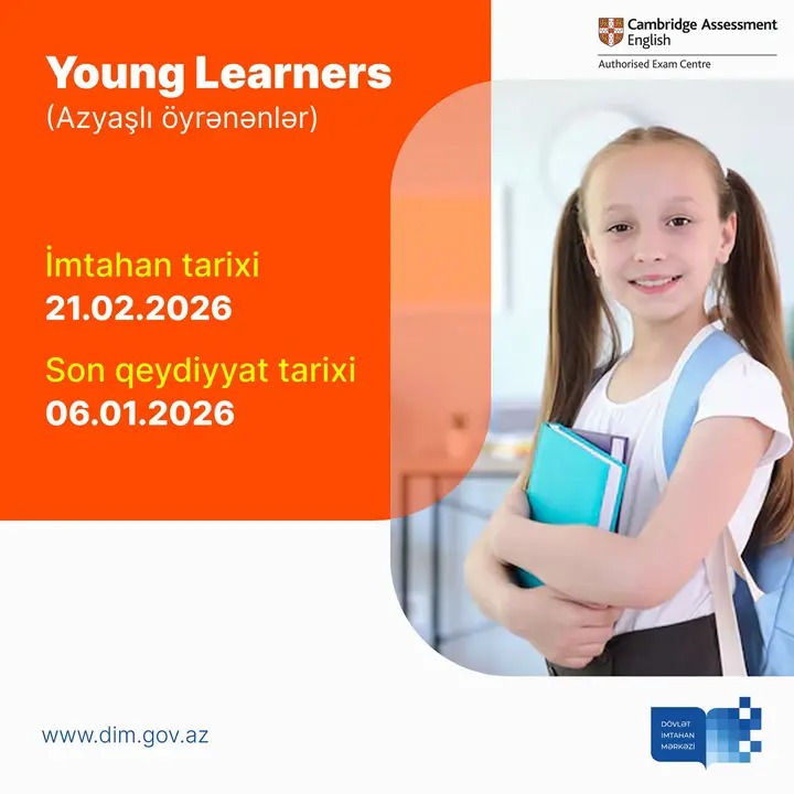 Kembric ingilis dili kvalifikasiyaları ilə azyaşlıların dil öyrənməsi dəstəklənir