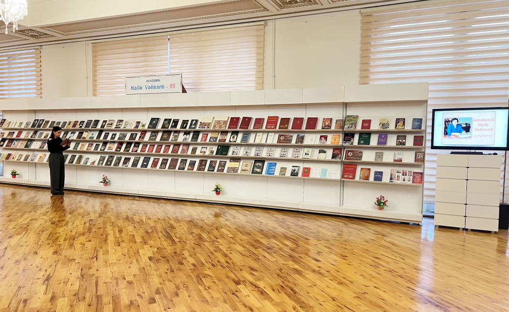 Milli Kitabxanada akademik Nailə Vəlixanlının 85 illiyinə həsr olunmuş sərgi açılıb - FOTO