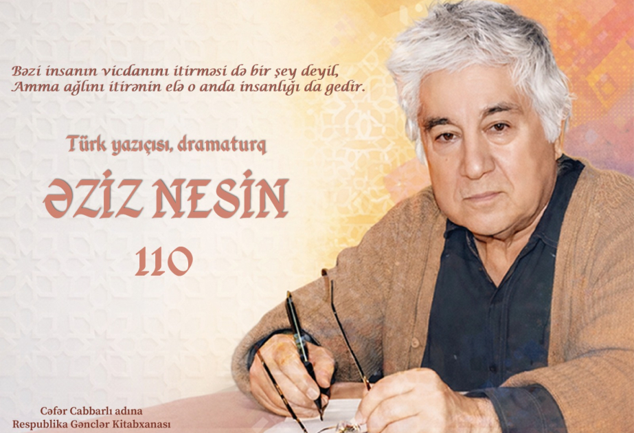 Gənclər Kitabxanasında tanınmış türk yazıçısı Əziz Nesinin xatirəsi anılıb