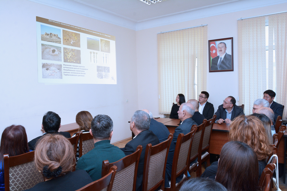Azərbaycan və Qazaxıstan arxeoloqları arasında əməkdaşlıq genişlənir - FOTO