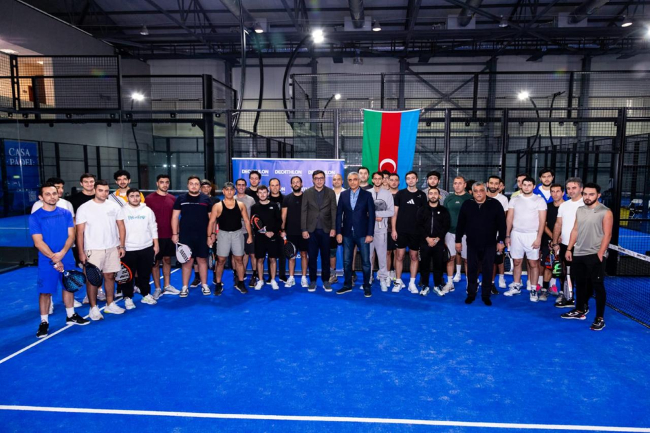 Padel üzrə ilk Azərbaycan çempionatına start verilib
