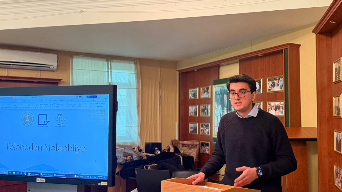 BDU-nun Hüquq fakültəsinin tələbələri məktəblilər üçün təlim keçiblər - FOTO