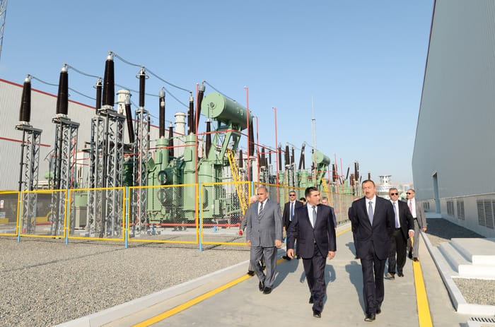Şirvanda “Cənub” elektrik stansiyasının təməlqoyma mərasimi keçirilib