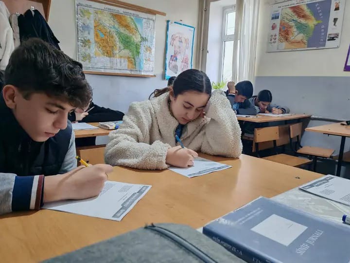 Zaqatala Çökəkoba kənd tam orta məktəbində IX sinifdə dekabr ayı üzrə monitorinq sınaq imtahanı keçirilib