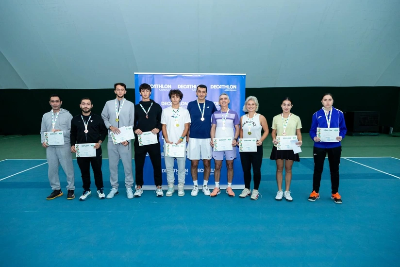 Padel tennisi üzrə ilk Azərbaycan çempionatının qalibləri müəyyənləşib