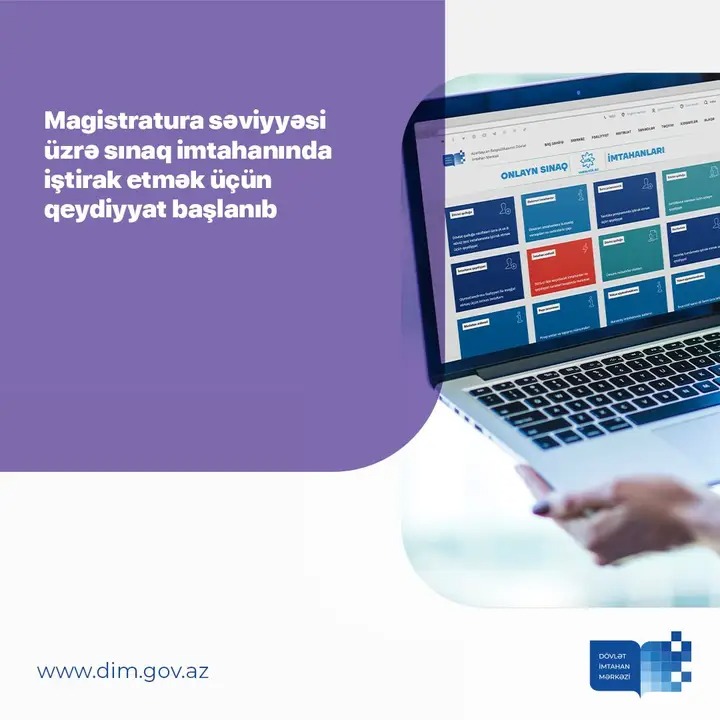 Magistraturaya qəbul olmaq istəyənlər üçün sınaq imtahanı keçiriləcək