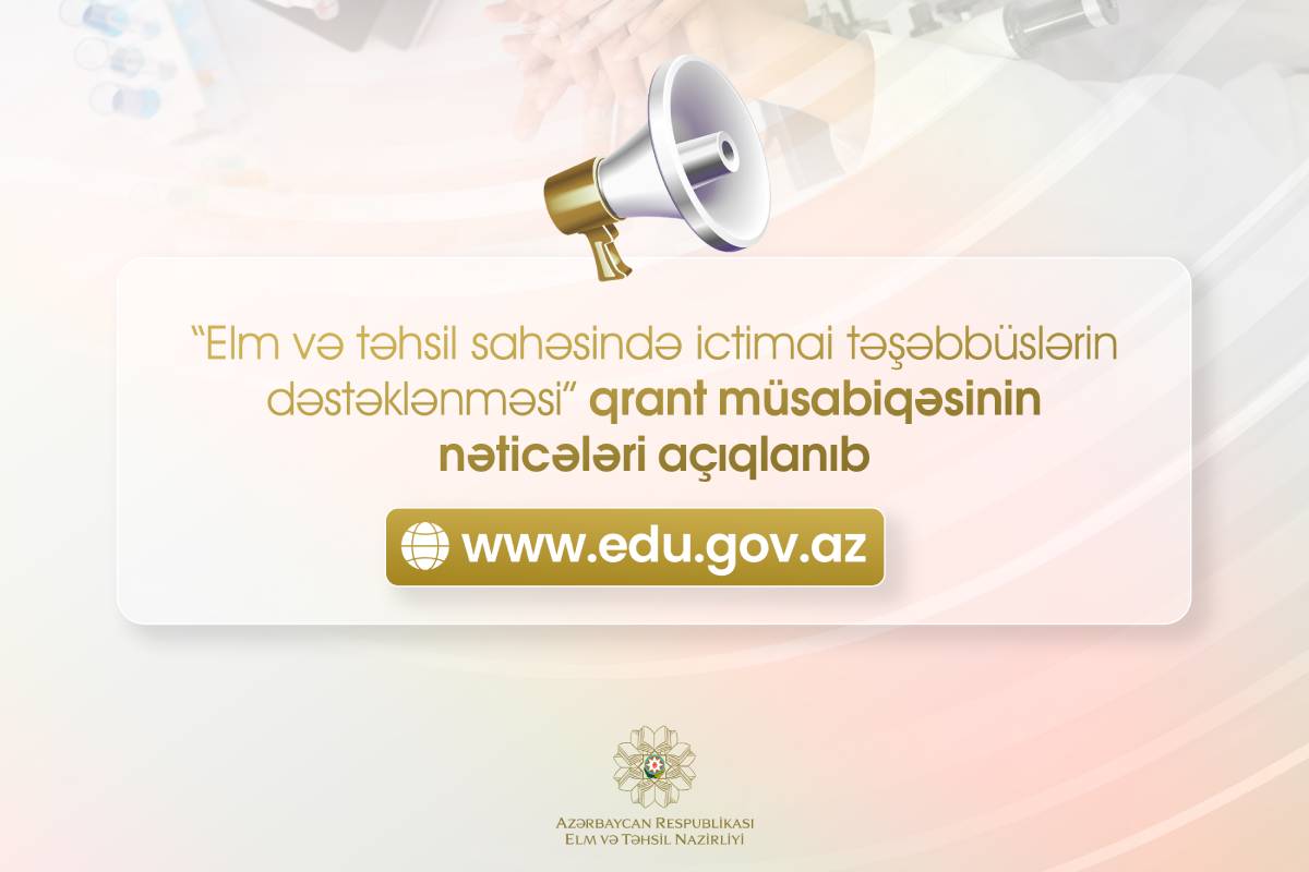 Qrant müsabiqəsinin nəticələri açıqlanıb