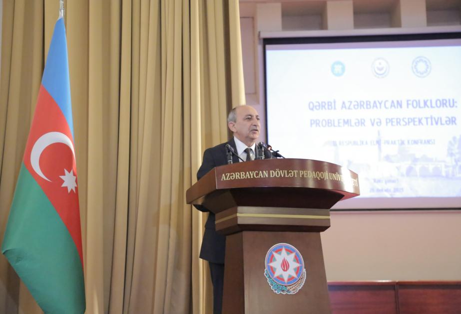 Əziz Ələkbərli: ''Qərbi Azərbaycan folkloru milli kimliyimizin və tarixi həqiqətlərimizin təminatıdır''